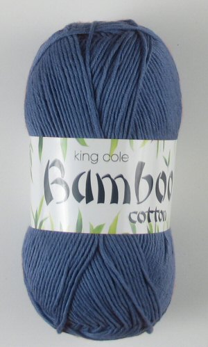 KING COLE  BAMBOO COTTON 525 COBALT 100g