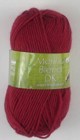 King Cole Super Wash Merino Blend DK 703 Cranberry  50g