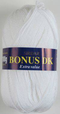 Hayfield Bonus DK Double Knitting by Sirdar 100g White 961 