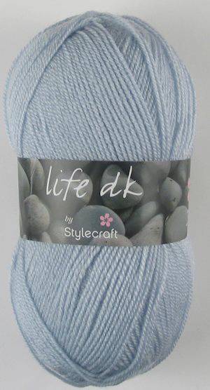 Stylecraft Life DK 414 Ice Blue 100g