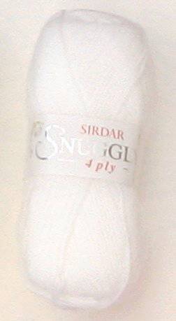 Sirdar Snuggly Baby 4Ply  251 White 50g