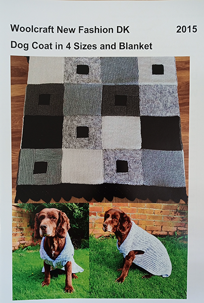 WC2015 Dog Coat in 4 Sizes and Blanket Woolcraft DK 