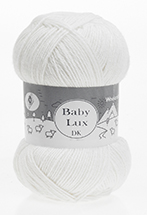 Baby Lux Dk By Woolcraft 120 White 100g