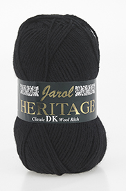 Jarol Heritage DK 112 Black 100g