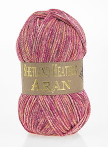 Woolcraft Shetland Heather Aran 003 Blossom 100g