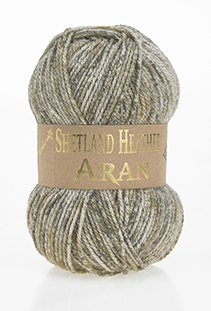 Woolcraft Shetland Heather Aran 013 Speckled 100g