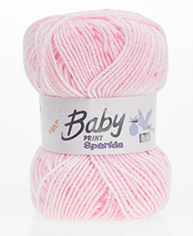 Baby Print Sparkle DK 656 Pink 100g