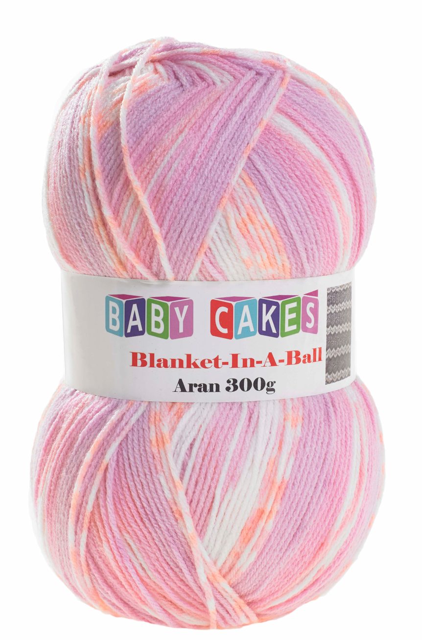 Woolcraft Blanket in a Ball 001 Candy 300g