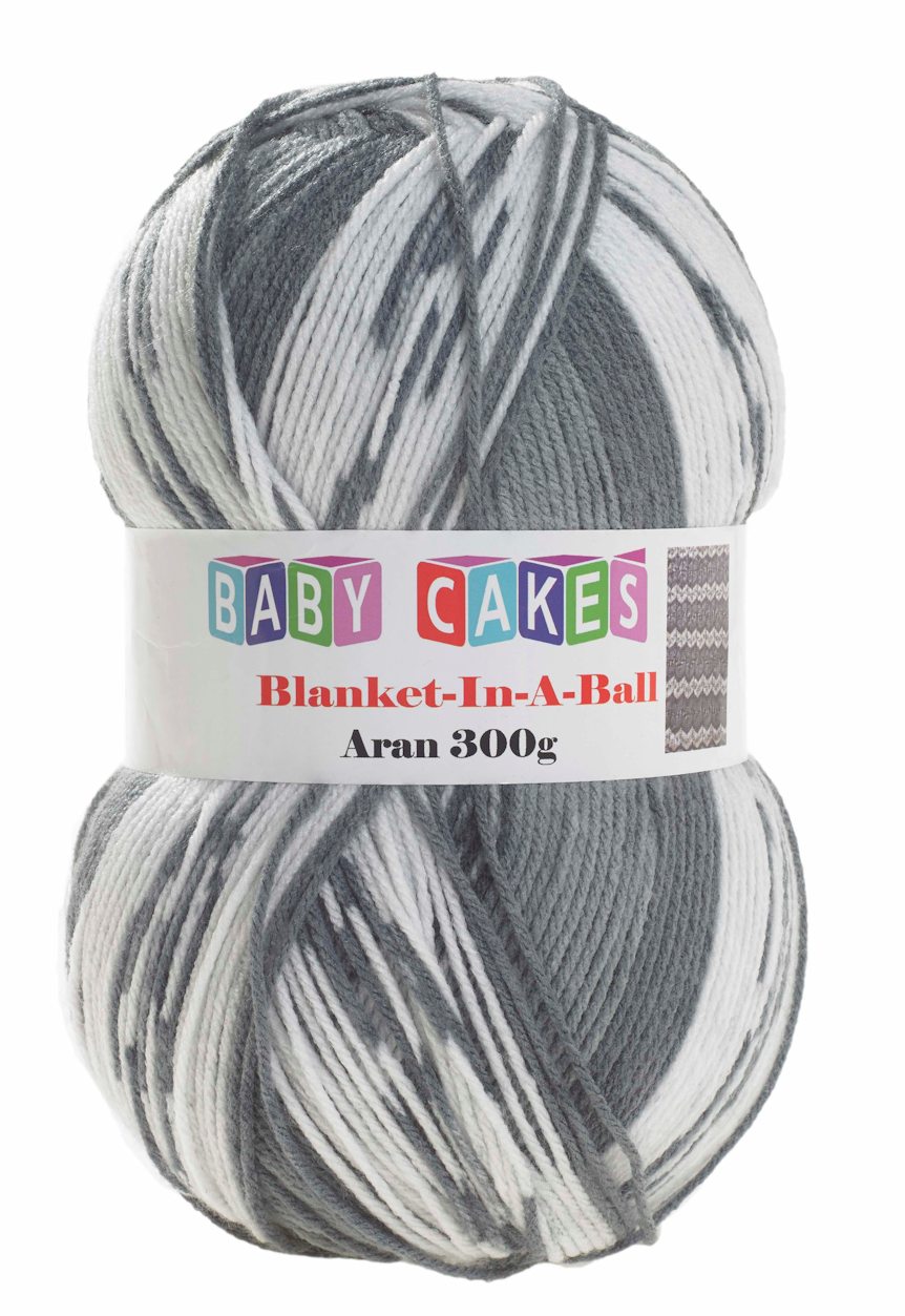 Woolcraft Blanket in a Ball 002 Liquorice 300g