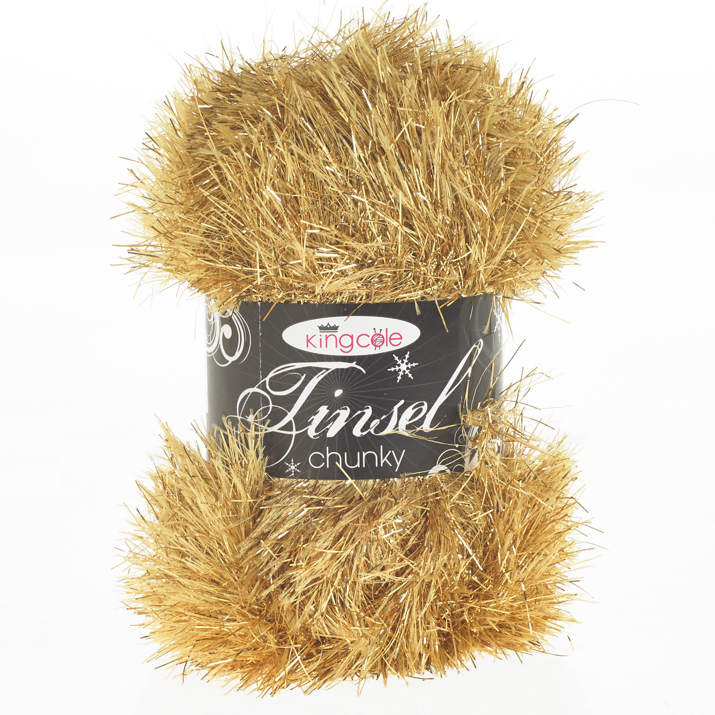 King Cole Tinsel Chunky 208 Gold 50g