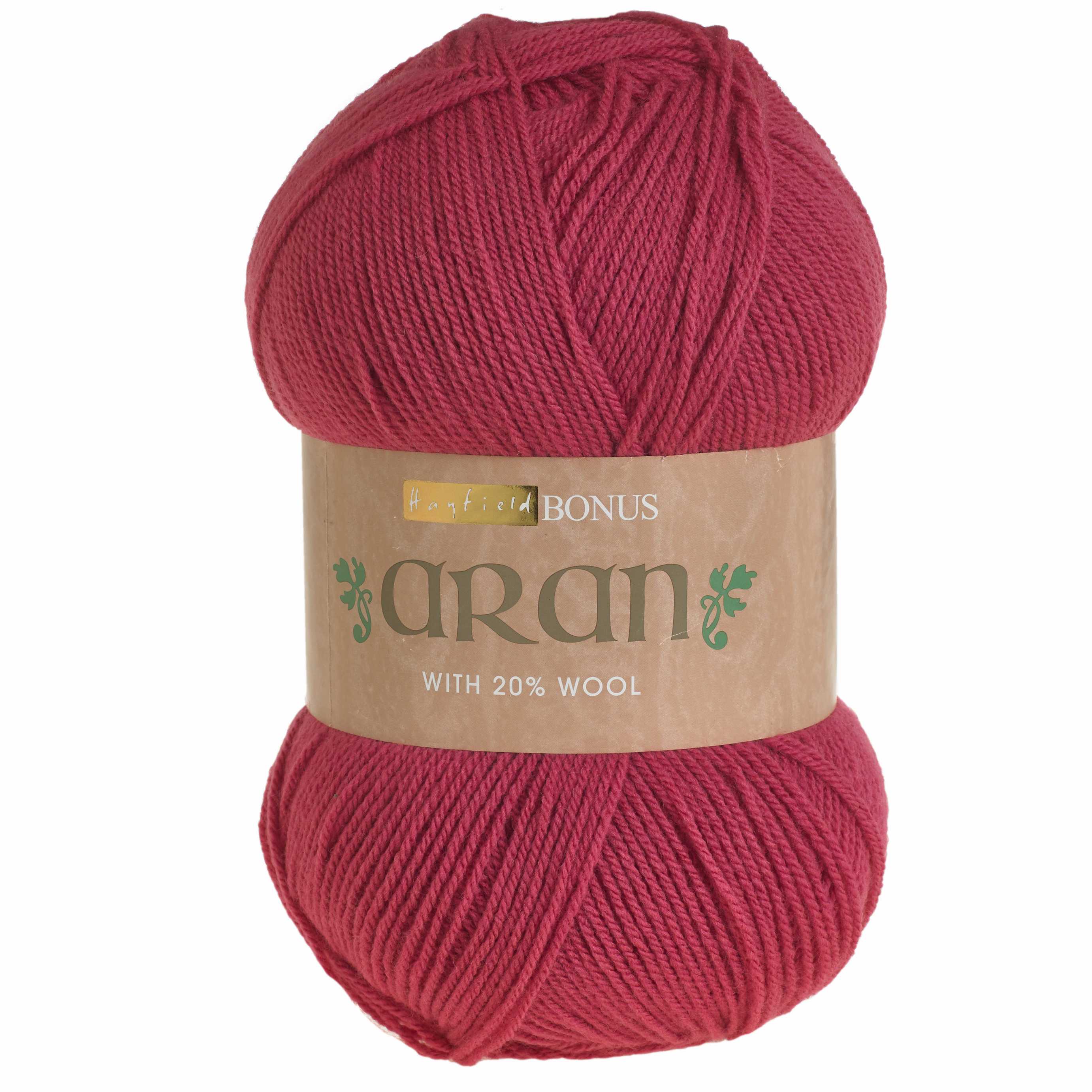 Hayfield Bonus Aran With Wool 626 Raspberry 400g