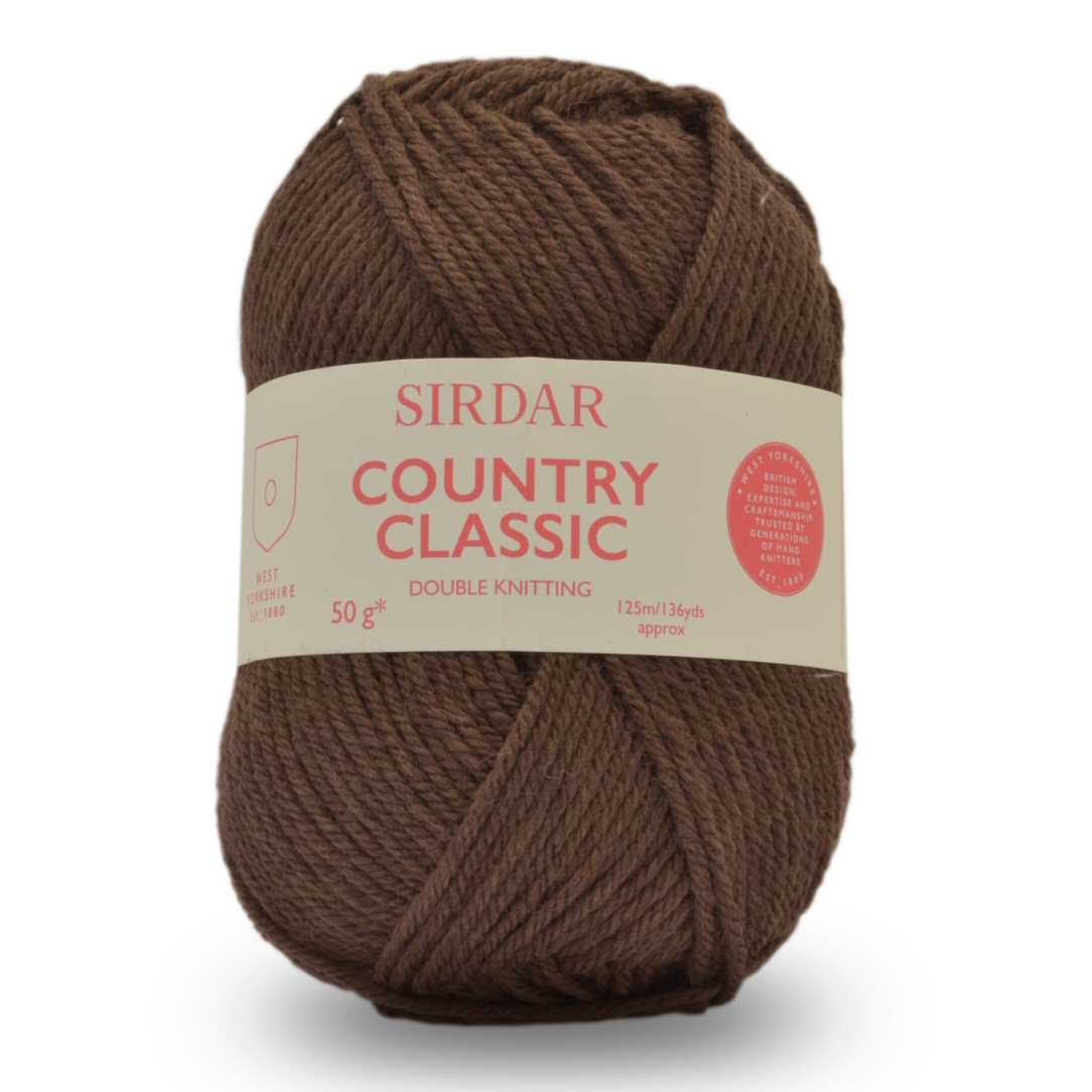 Sirdar Country Classic DK 854 Chocolate Brown 50g